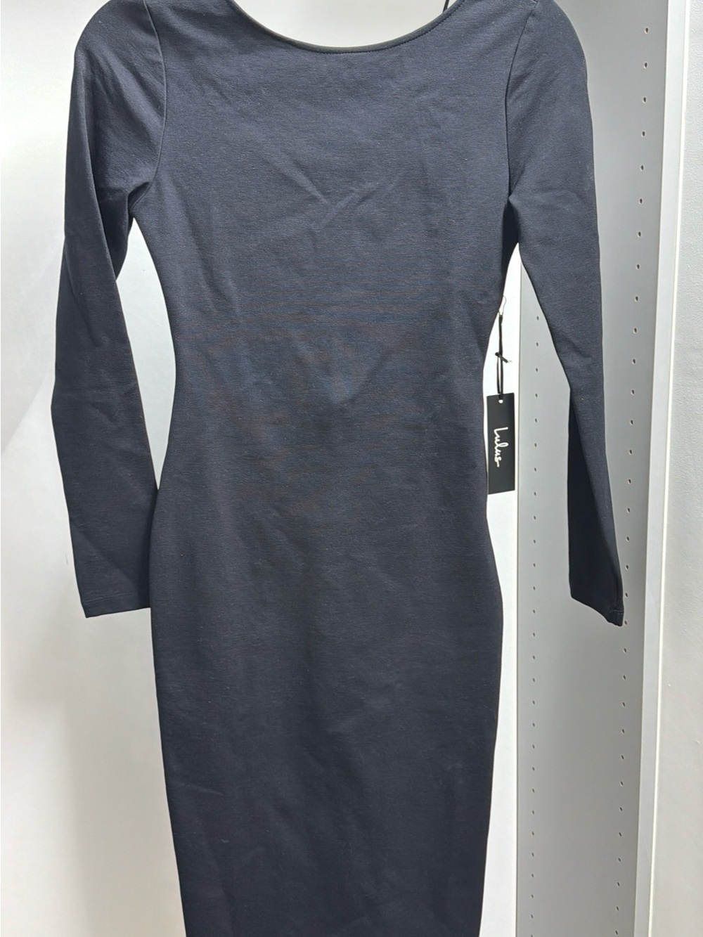 Lulus: Va Va Voom Black Backless Midi Dress. NWT. Size M